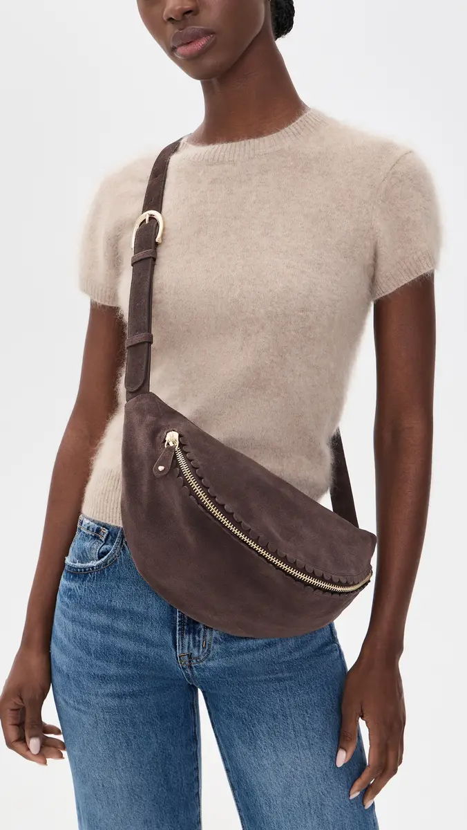 Stoney Clover Lane Pittsford Oversized Suede Sling Bag | Thumbnail 3