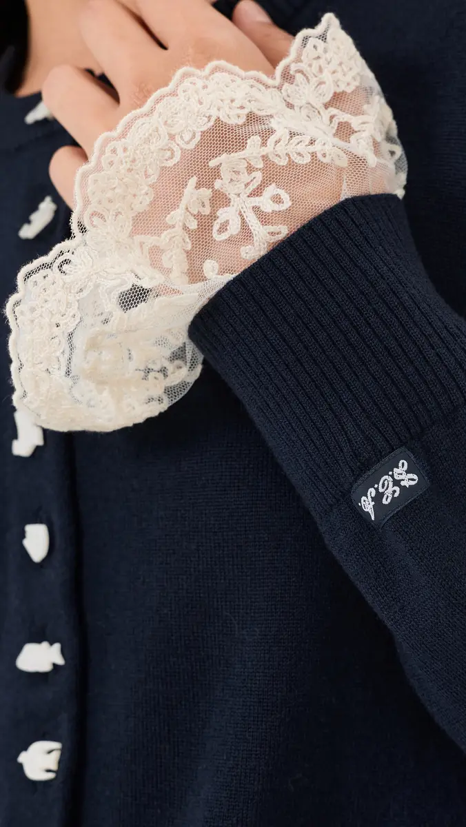 Sea Danielle Pearl Button Cardigan | Thumbnail 6 Sea Danielle Pearl Button Cardigan | Thumbnail 6