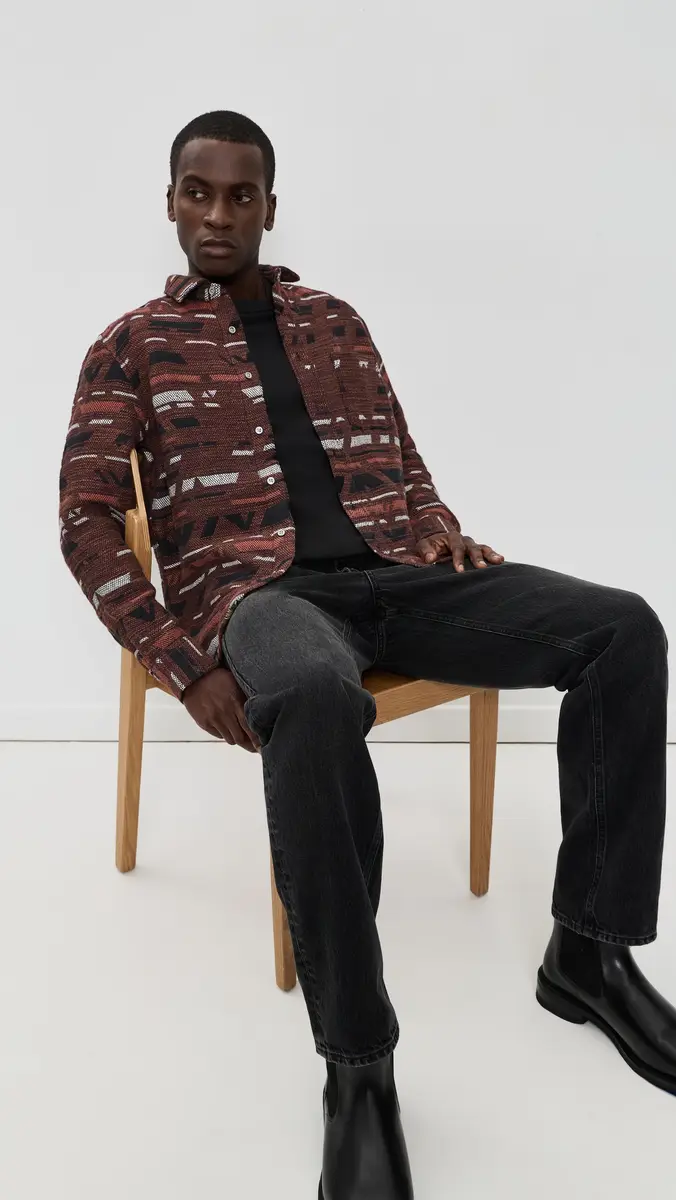 Billy Reid Archive Stripe Treme Shirt | Thumbnail 5 Billy Reid Archive Stripe Treme Shirt | Thumbnail 5