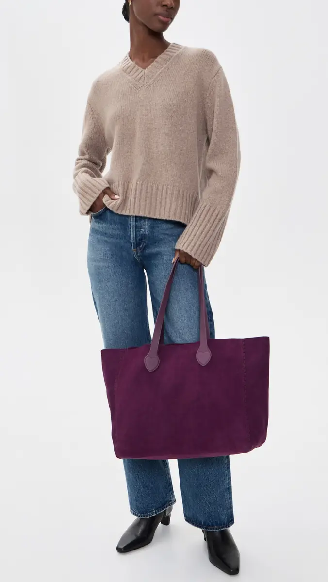 Stoney Clover Lane Heniretta Suede Tote | Thumbnail 3