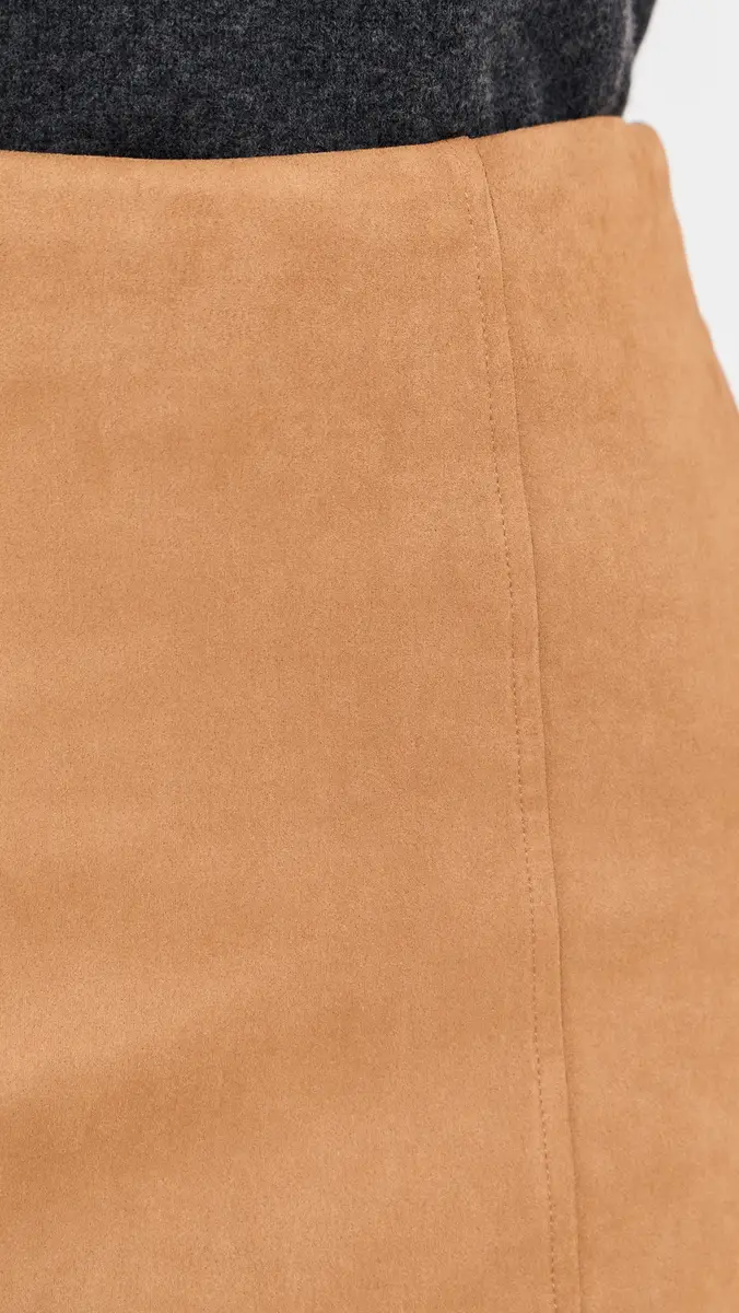 English Factory Faux Suede Mini Skort | Thumbnail 6 English Factory Faux Suede Mini Skort | Thumbnail 6