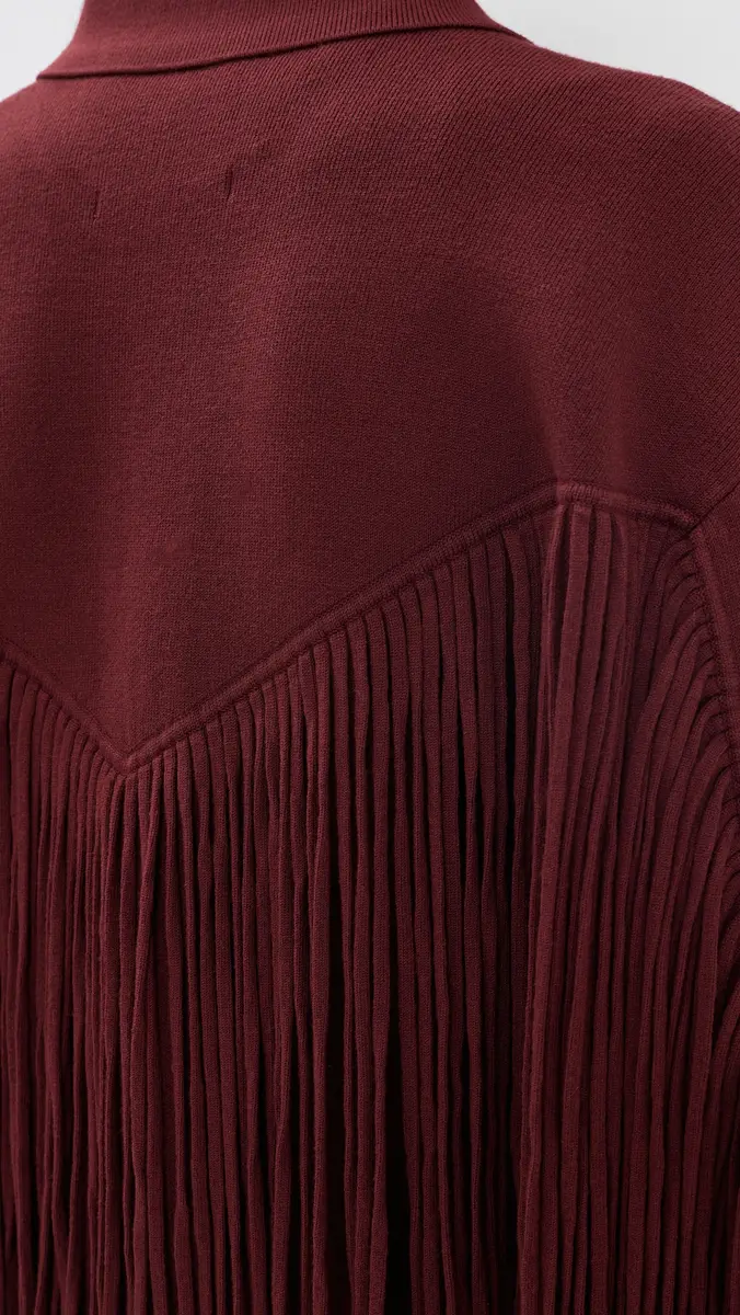 Essentiel Antwerp Istern Jacket with Fringes Margot Mauve | Thumbnail 6 Essentiel Antwerp Istern Jacket with Fringes Margot Mauve | Thumbnail 6