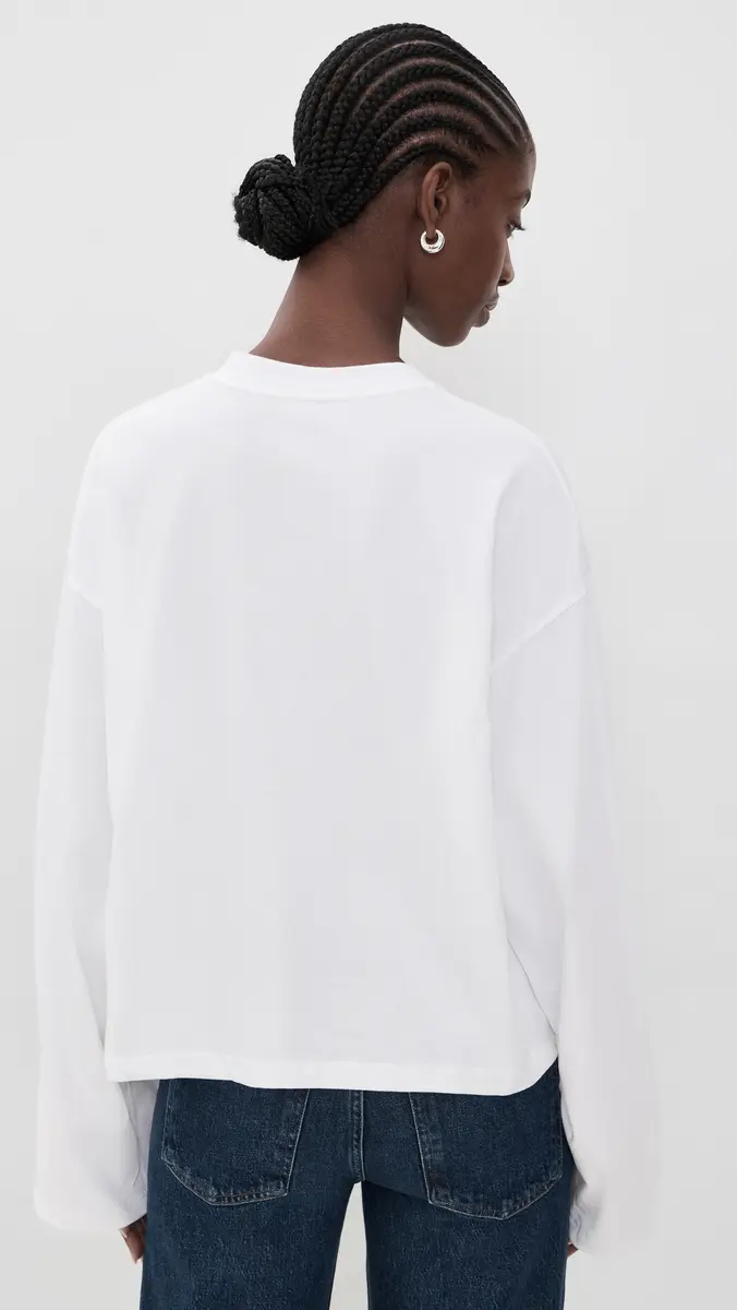 LIONESS Bloom V Neck Long Sleeve Tee | Thumbnail 3 LIONESS Bloom V Neck Long Sleeve Tee | Thumbnail 3