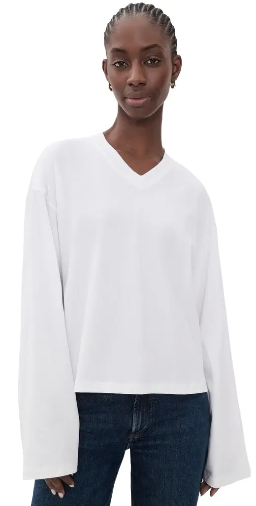 Bloom V Neck Long Sleeve Tee Bloom V Neck Long Sleeve Tee