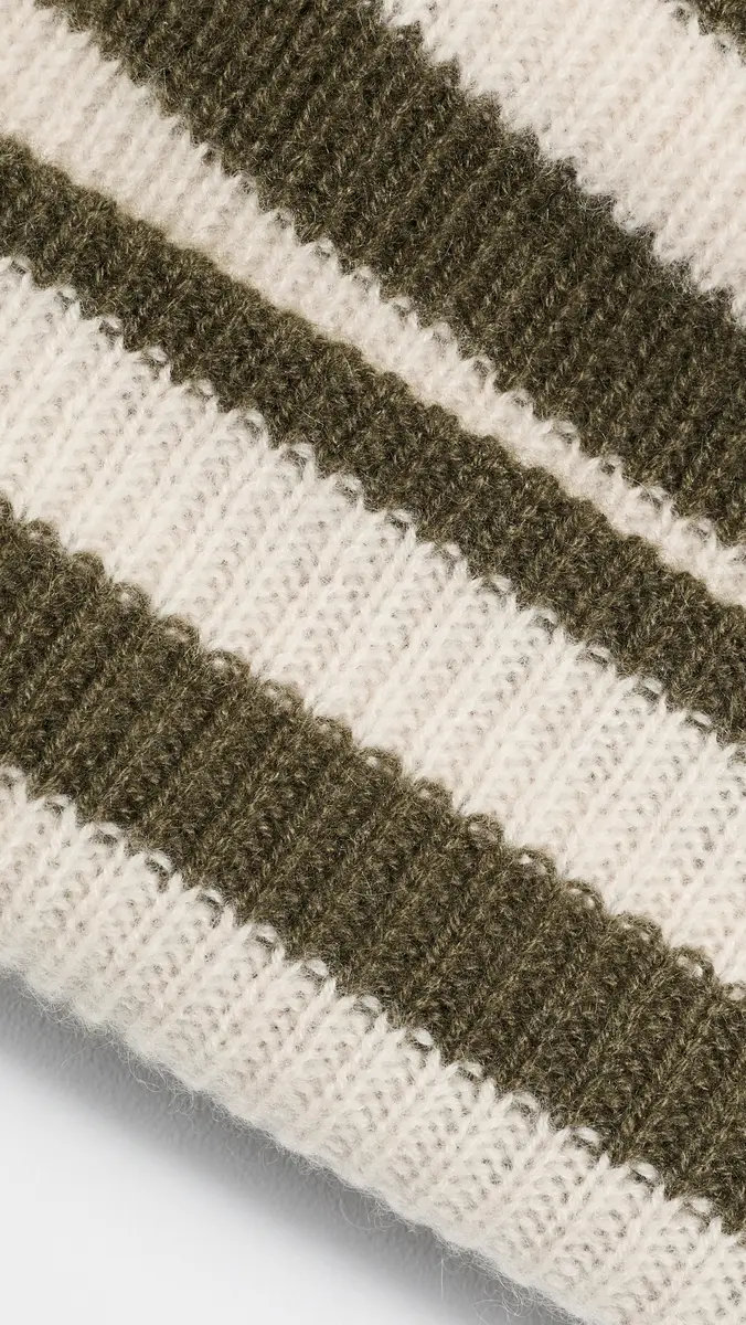 White + Warren Cashmere Striped Beanie | Thumbnail 5 White + Warren Cashmere Striped Beanie | Thumbnail 5