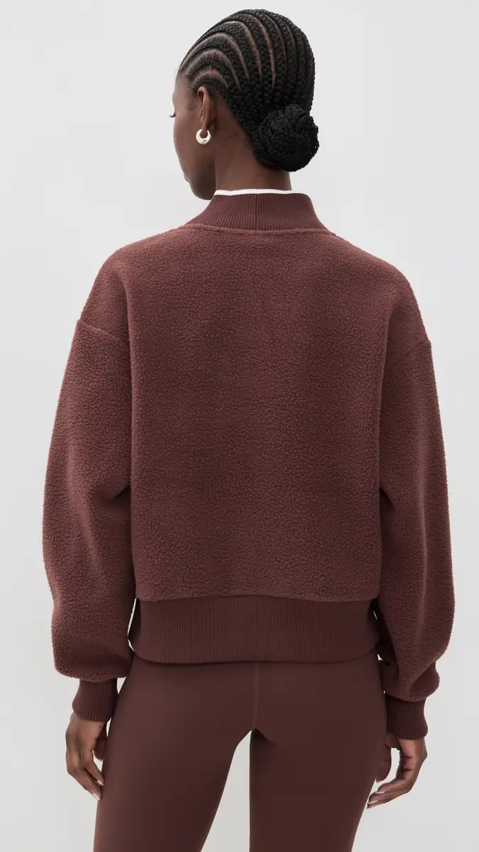Varley Brenna Button Neck Fleece Sweatshirt | Thumbnail 3 Varley Brenna Button Neck Fleece Sweatshirt | Thumbnail 3