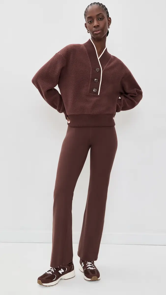 Varley Brenna Button Neck Fleece Sweatshirt | Thumbnail 5 Varley Brenna Button Neck Fleece Sweatshirt | Thumbnail 5