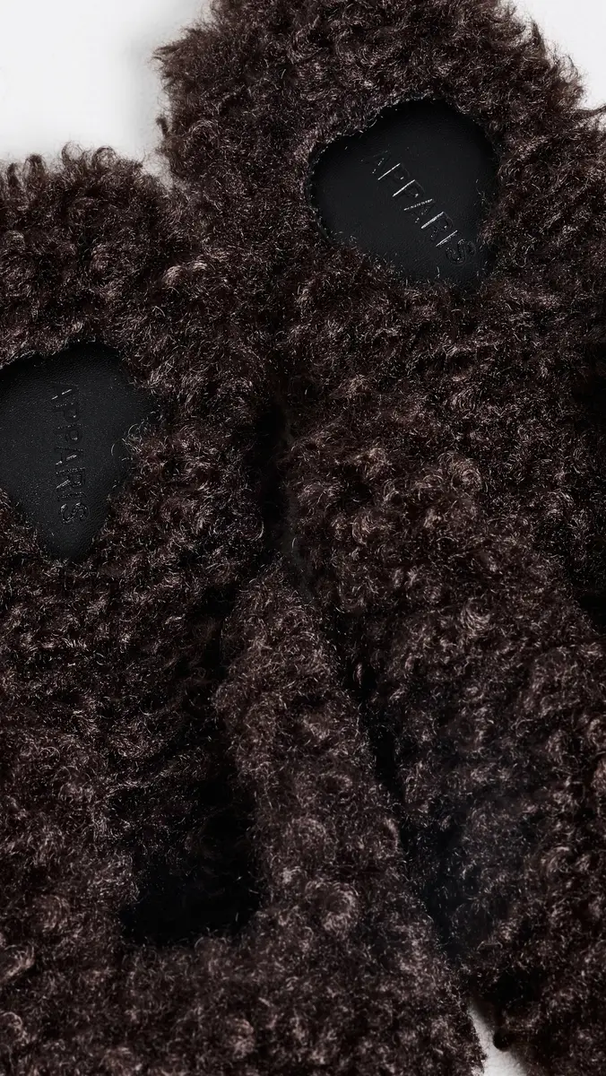 Apparis Demi Bouclette Mule Slippers | Thumbnail 6 Apparis Demi Bouclette Mule Slippers | Thumbnail 6