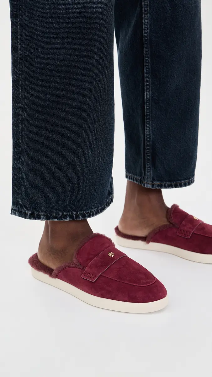 Tory Burch Ballet Sport Shearling Mules | Thumbnail 3 Tory Burch Ballet Sport Shearling Mules | Thumbnail 3