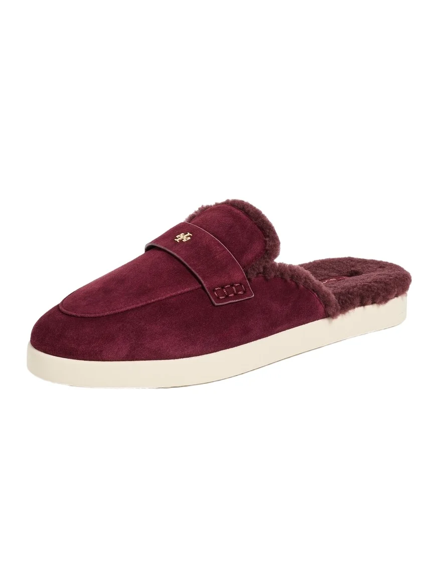 Tory Burch Ballet Sport Shearling Mules
