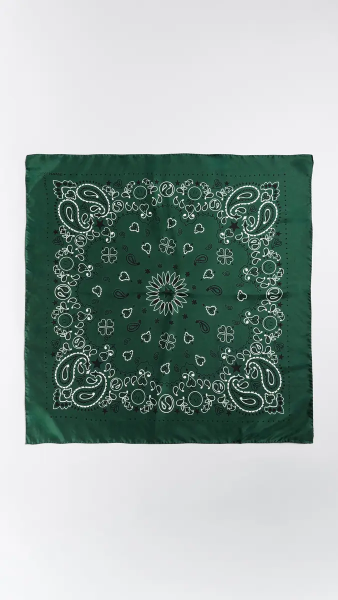 CALL IT BY YOUR NAME Silk Large Bandana | Thumbnail 4 CALL IT BY YOUR NAME Silk Large Bandana | Thumbnail 4