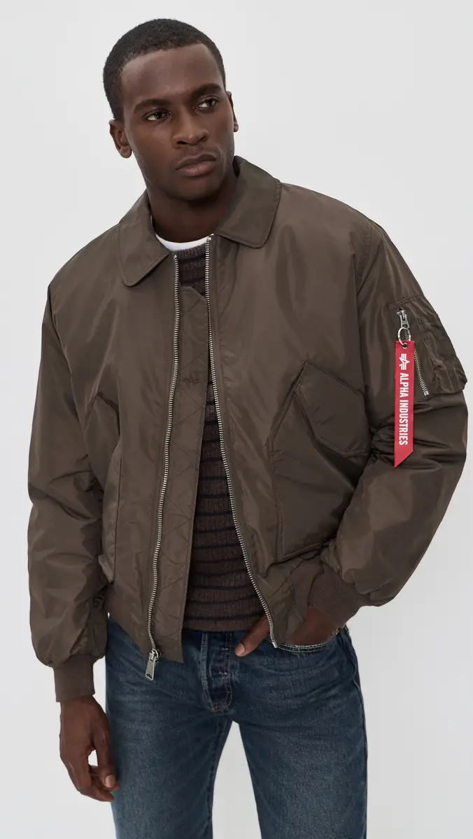 Alpha Industries CWU 45/P Relaxed Fit Flight Jacket | Thumbnail 2 Alpha Industries CWU 45/P Relaxed Fit Flight Jacket | Thumbnail 2