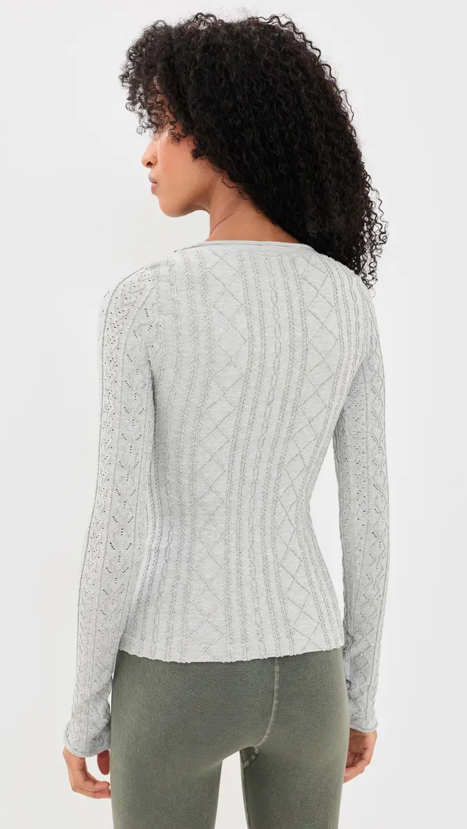 Free People So Soft Seamless Cable Top | Thumbnail 4 Free People So Soft Seamless Cable Top | Thumbnail 4