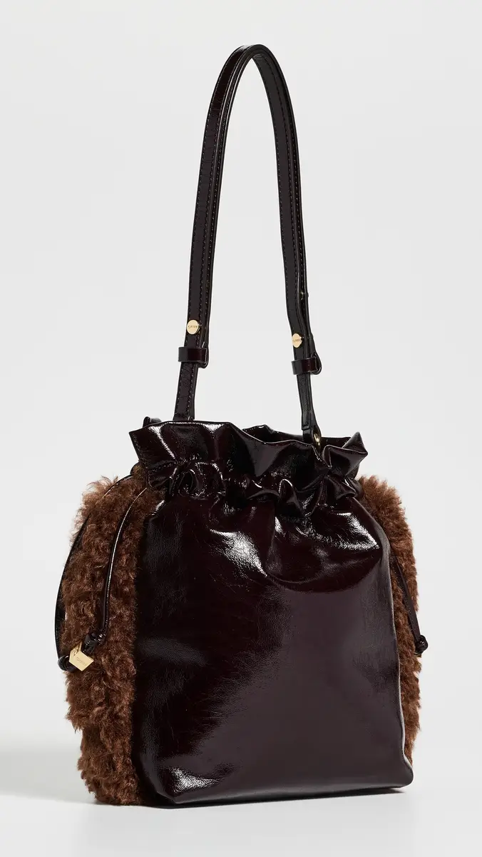 Ganni Faux Leather Deep Shine Party Pouch | Thumbnail 4 Ganni Faux Leather Deep Shine Party Pouch | Thumbnail 4