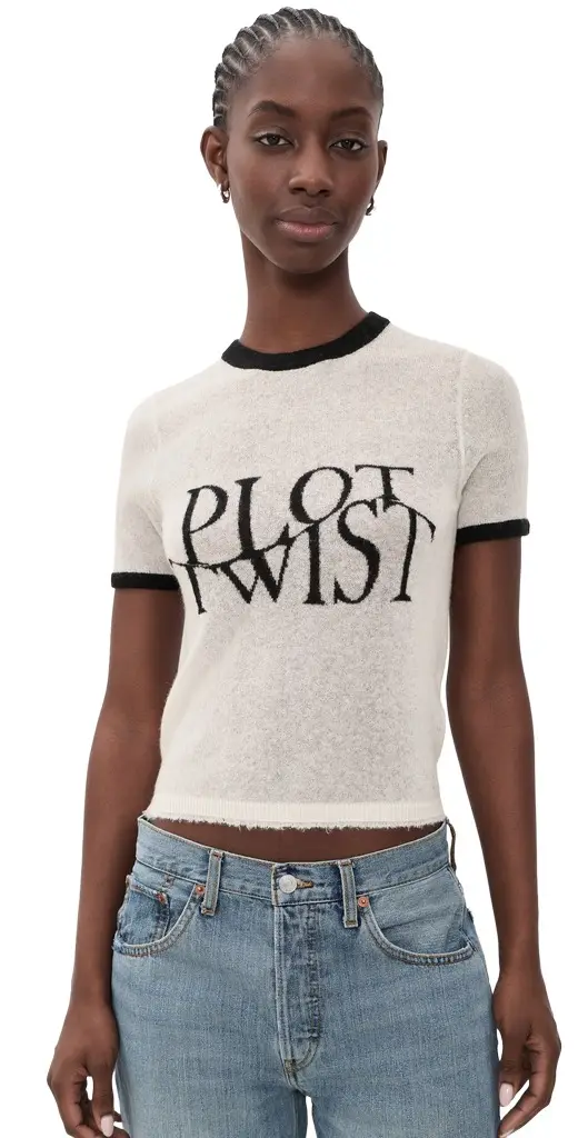 RE/DONE Morrision Knit Ringer Tee