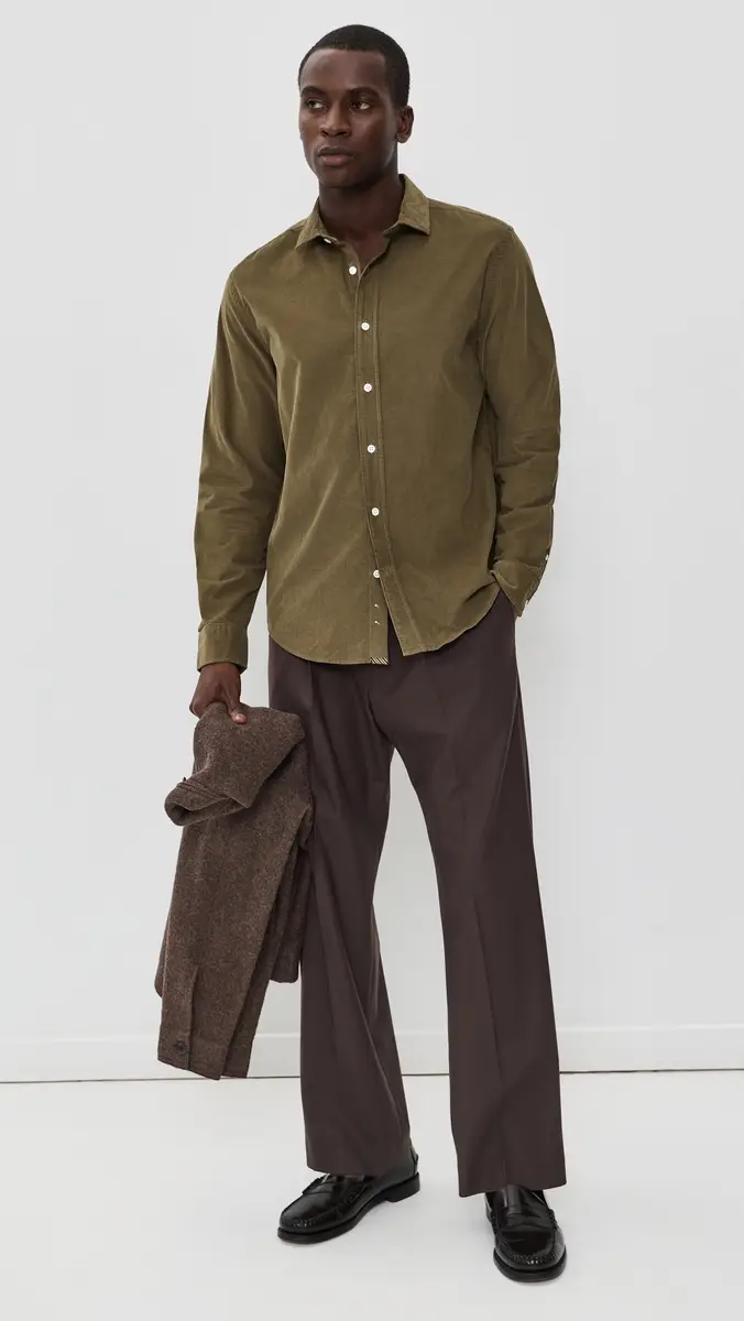 Billy Reid Corduroy Cedar Shirt | Thumbnail 5
