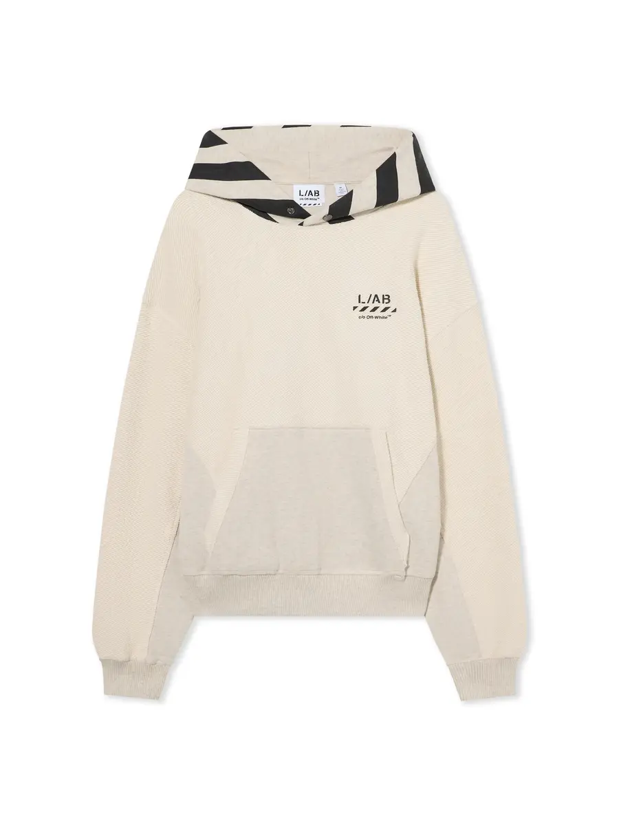 Off-White L/AB Reverse Fleece Hoodie | Thumbnail 2