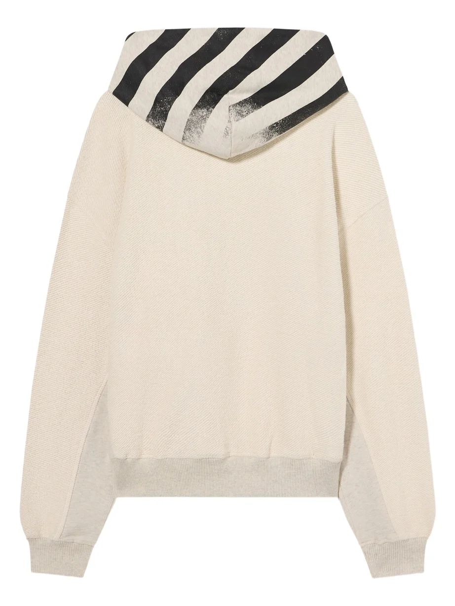 Off-White L/AB Reverse Fleece Hoodie