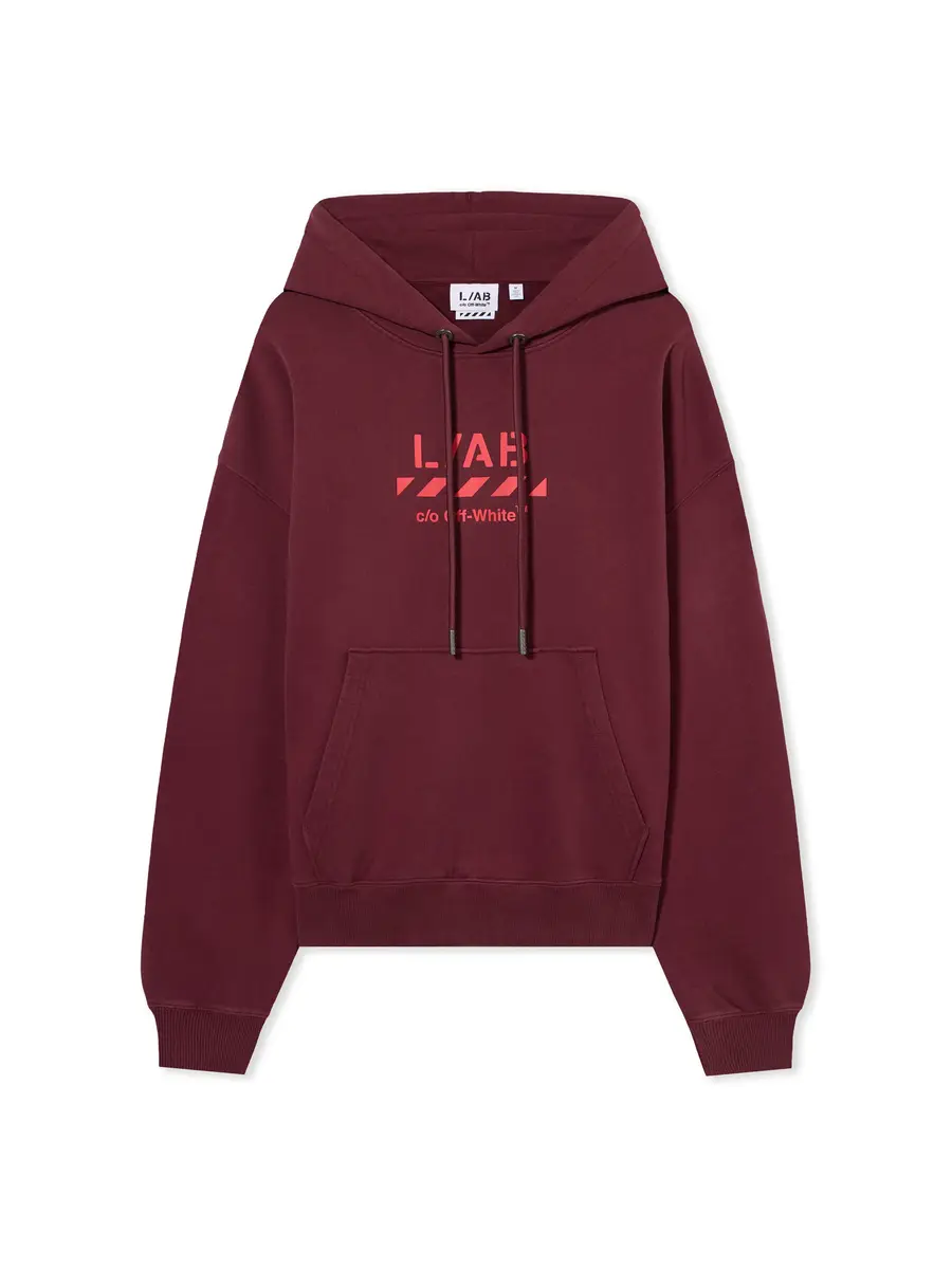 Off-White L/AB Diagonal Washed Hoodie | Thumbnail 2 Off-White L/AB Diagonal Washed Hoodie | Thumbnail 2