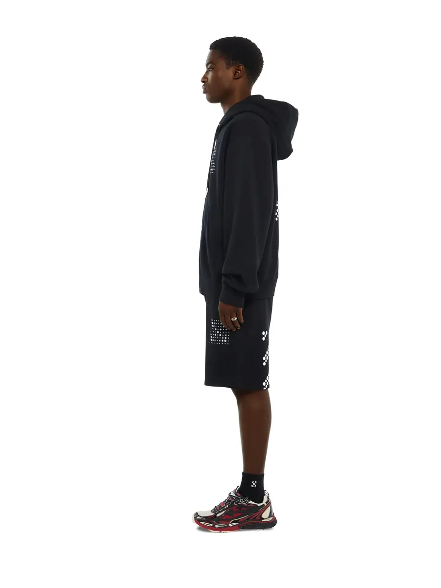 Off-White Dotted Arrow Regular Zip Hoodie | Thumbnail 3
