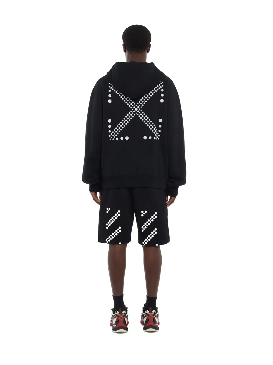 Off-White Dotted Arrow Regular Zip Hoodie | Thumbnail 4