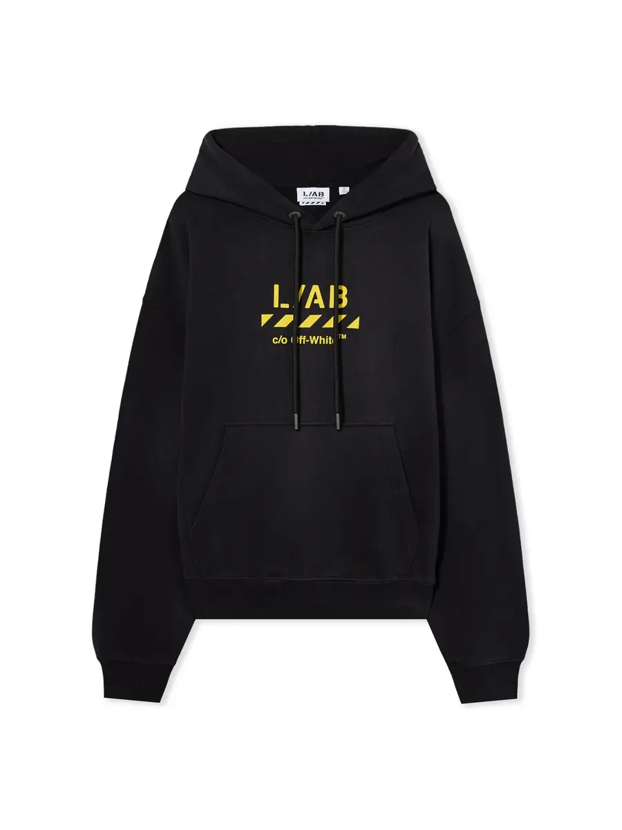 Off-White L/AB Diagonal Washed Hoodie | Thumbnail 2