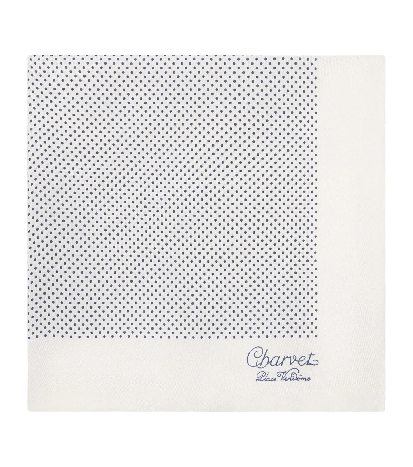 Charvet Checked silk pocket square