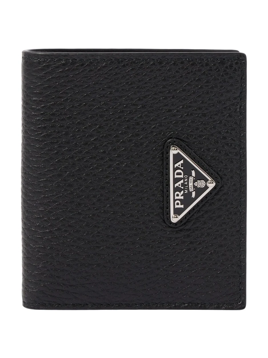 Prada Logo leather wallet