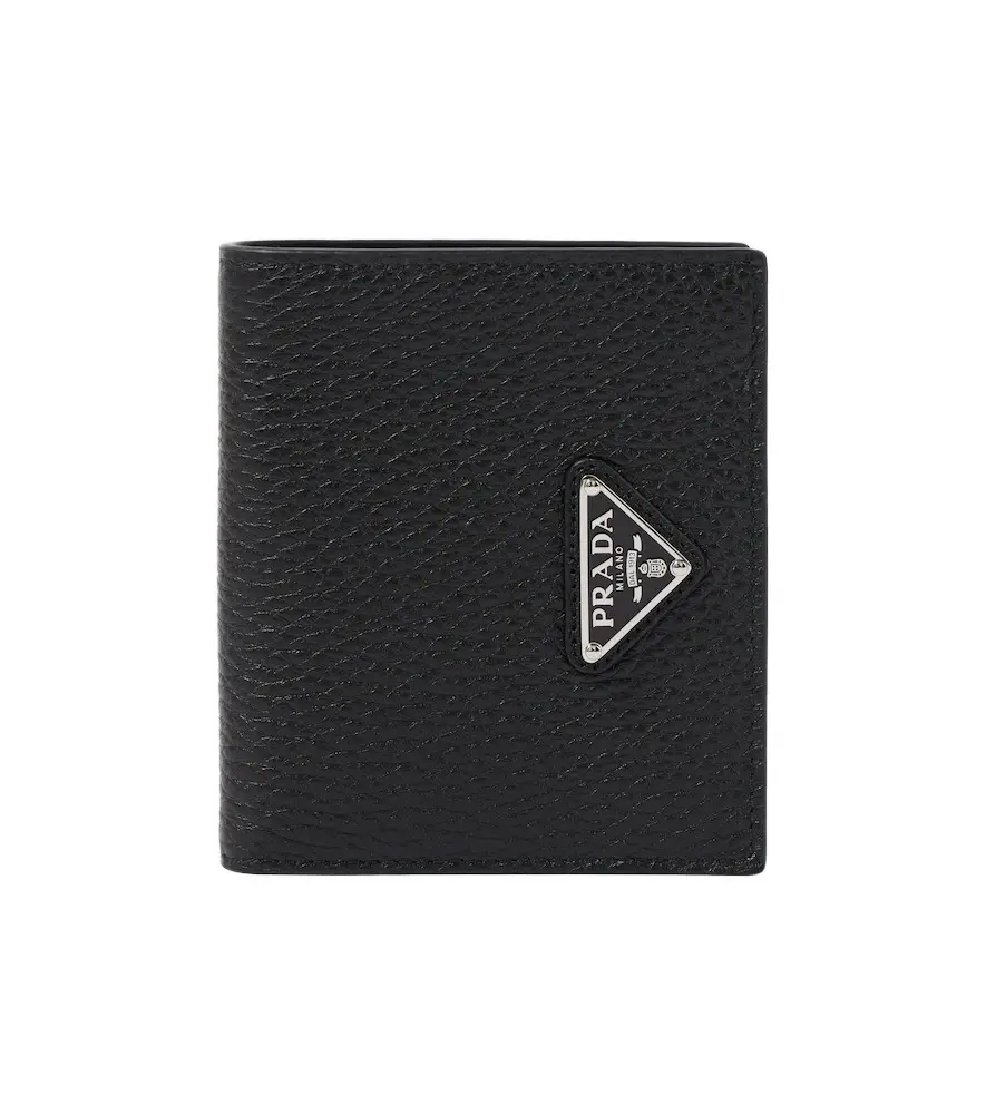 Prada Logo leather wallet
