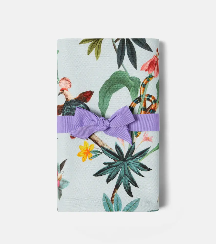 La DoubleJ Fantastic Creatures set of 2 cotton napkins by Beto Val | Thumbnail 2