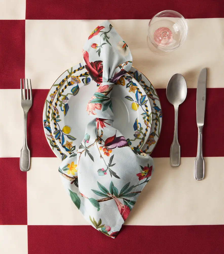 La DoubleJ Fantastic Creatures set of 2 cotton napkins by Beto Val | Thumbnail 3