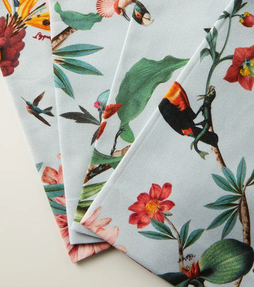 La DoubleJ Fantastic Creatures set of 2 cotton napkins by Beto Val | Thumbnail 4