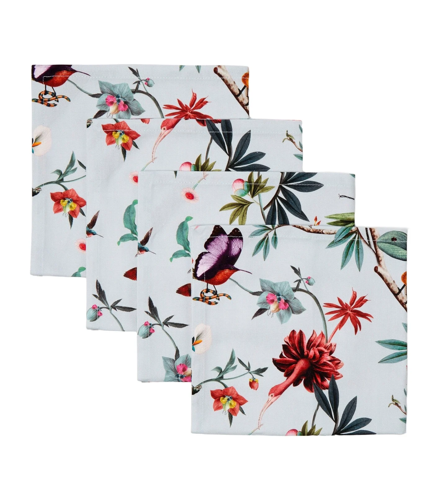 La DoubleJ Fantastic Creatures set of 2 cotton napkins by Beto Val