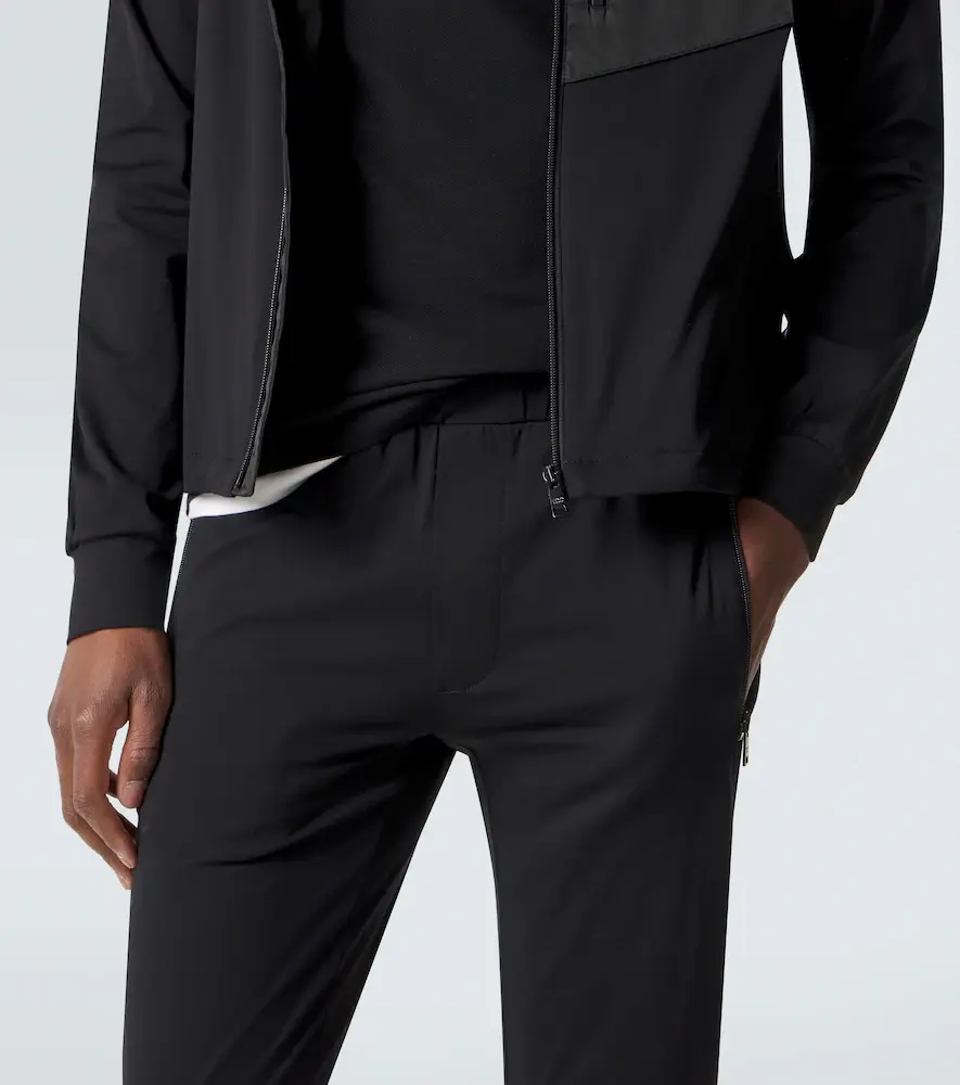 Prada Re-Nylon and cotton-blend tapered pants | Thumbnail 2