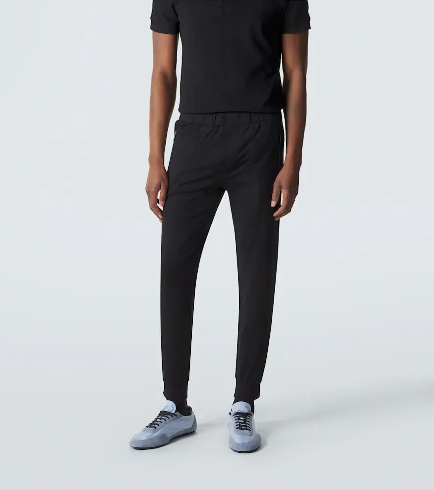 Prada Re-Nylon and cotton-blend tapered pants | Thumbnail 5