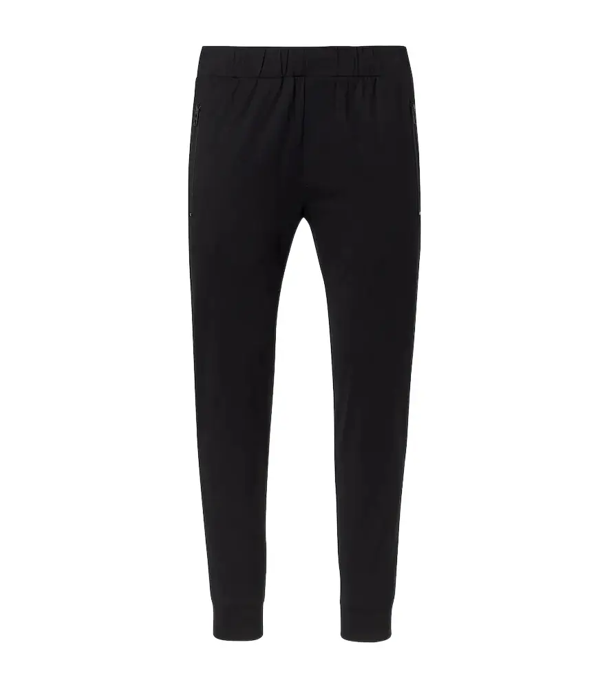 Prada Re-Nylon and cotton-blend tapered pants