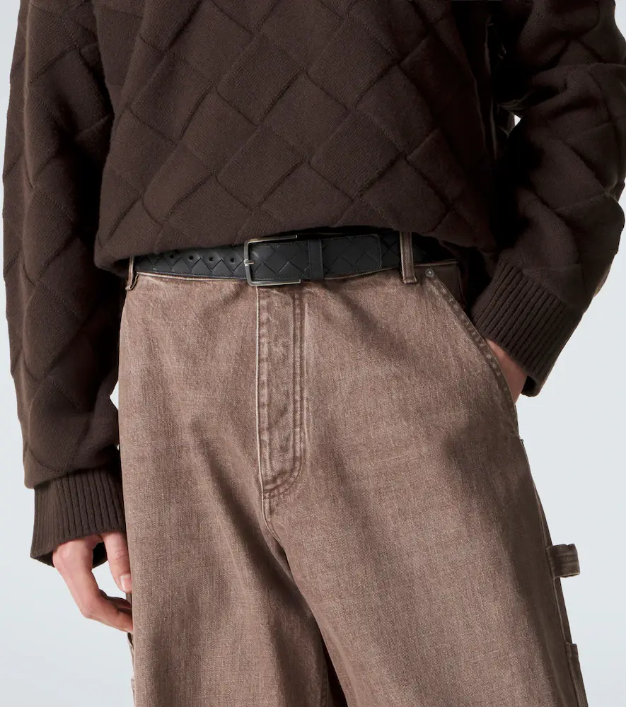Bottega Veneta Intrecciato leather belt | Thumbnail 3 Bottega Veneta Intrecciato leather belt | Thumbnail 3