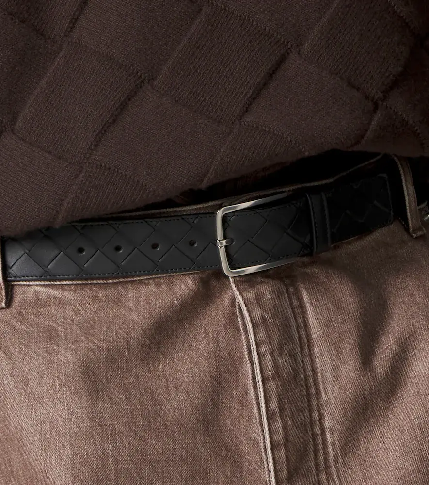 Bottega Veneta Intrecciato leather belt | Thumbnail 4 Bottega Veneta Intrecciato leather belt | Thumbnail 4