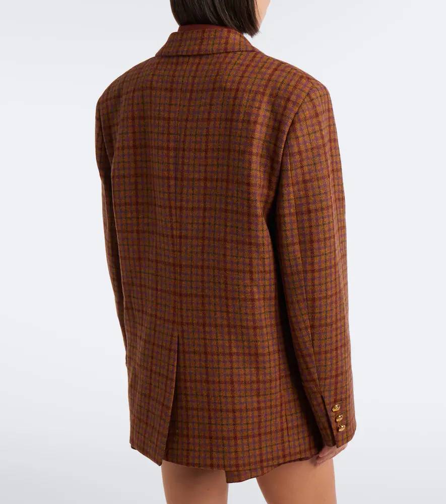 Blazé Milano Blazé Milano Nightbreak checked virgin wool blazer | Thumbnail 2 Blazé Milano Blazé Milano Nightbreak checked virgin wool blazer | Thumbnail 2
