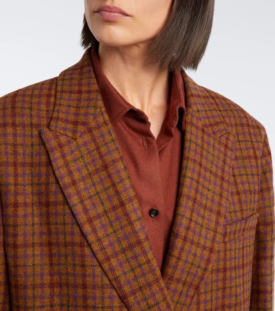 Blazé Milano Blazé Milano Nightbreak checked virgin wool blazer | Thumbnail 3 Blazé Milano Blazé Milano Nightbreak checked virgin wool blazer | Thumbnail 3