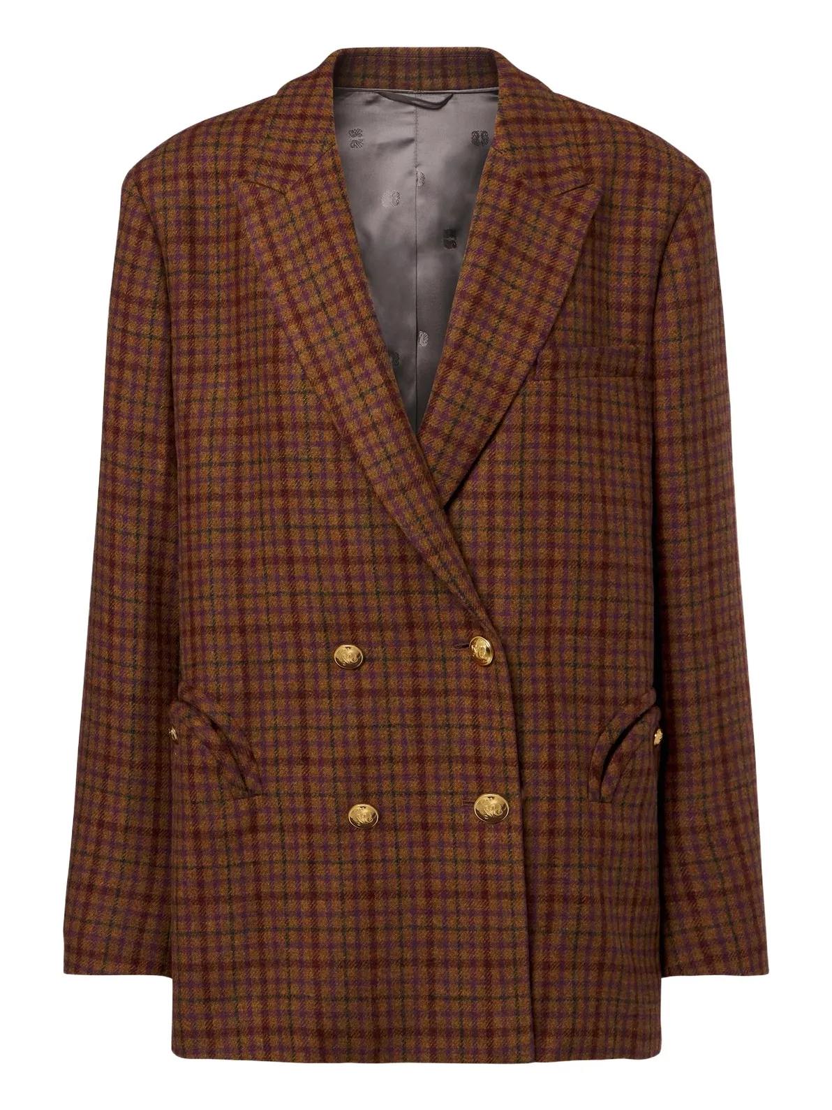 Blazé Milano Blazé Milano Nightbreak checked virgin wool blazer