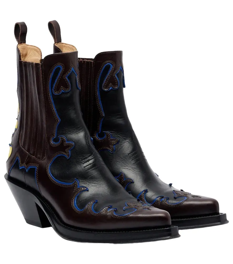 Gabriela Hearst Cassidy leather cowboy boots