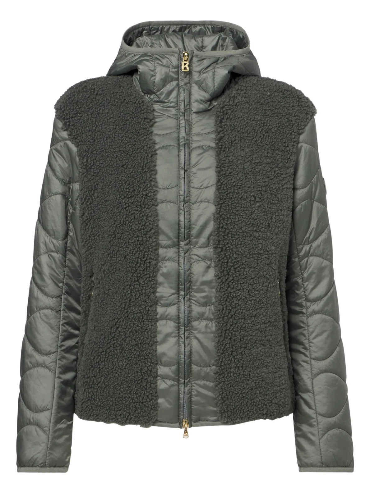 Bogner Bibi teddy-trimmed quilted ski jacket