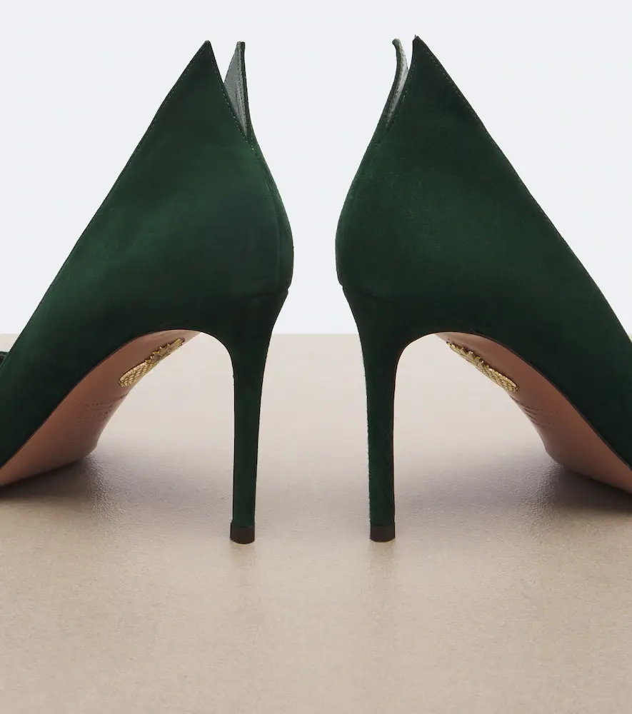 Aquazzura Linea suede pumps | Thumbnail 3