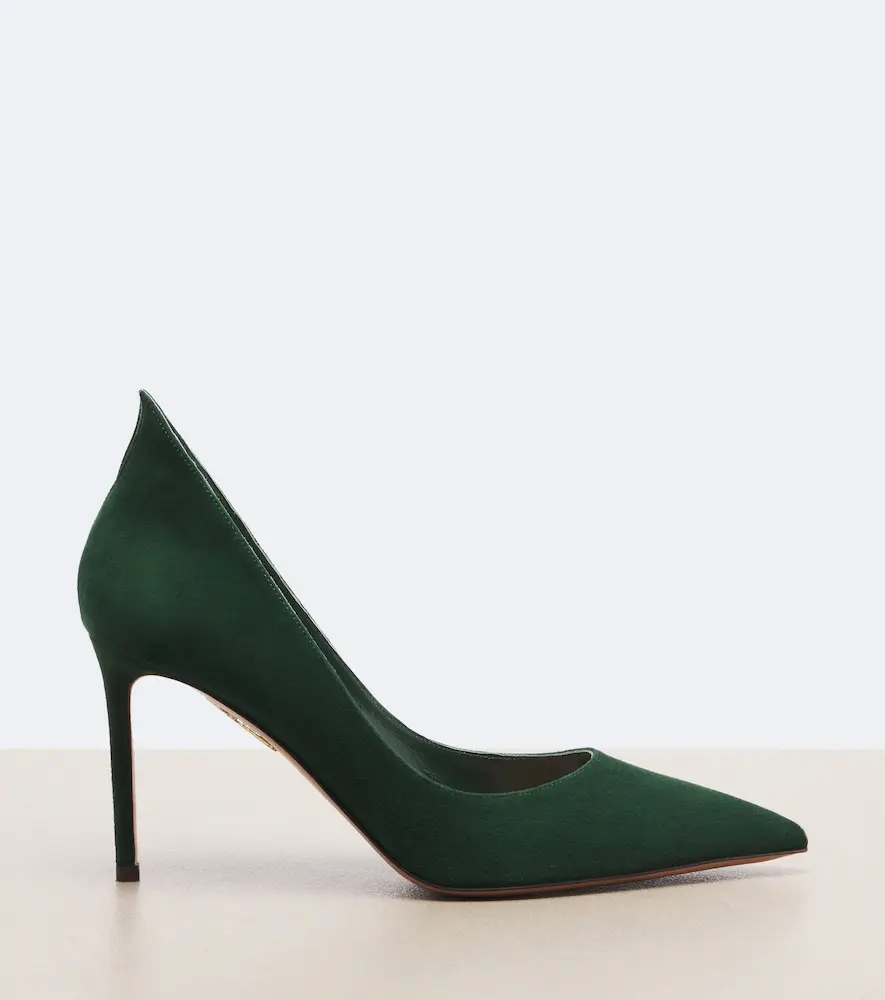 Aquazzura Linea suede pumps | Thumbnail 4