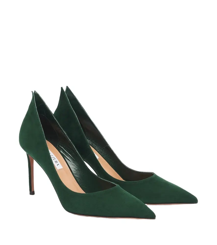 Aquazzura Linea suede pumps