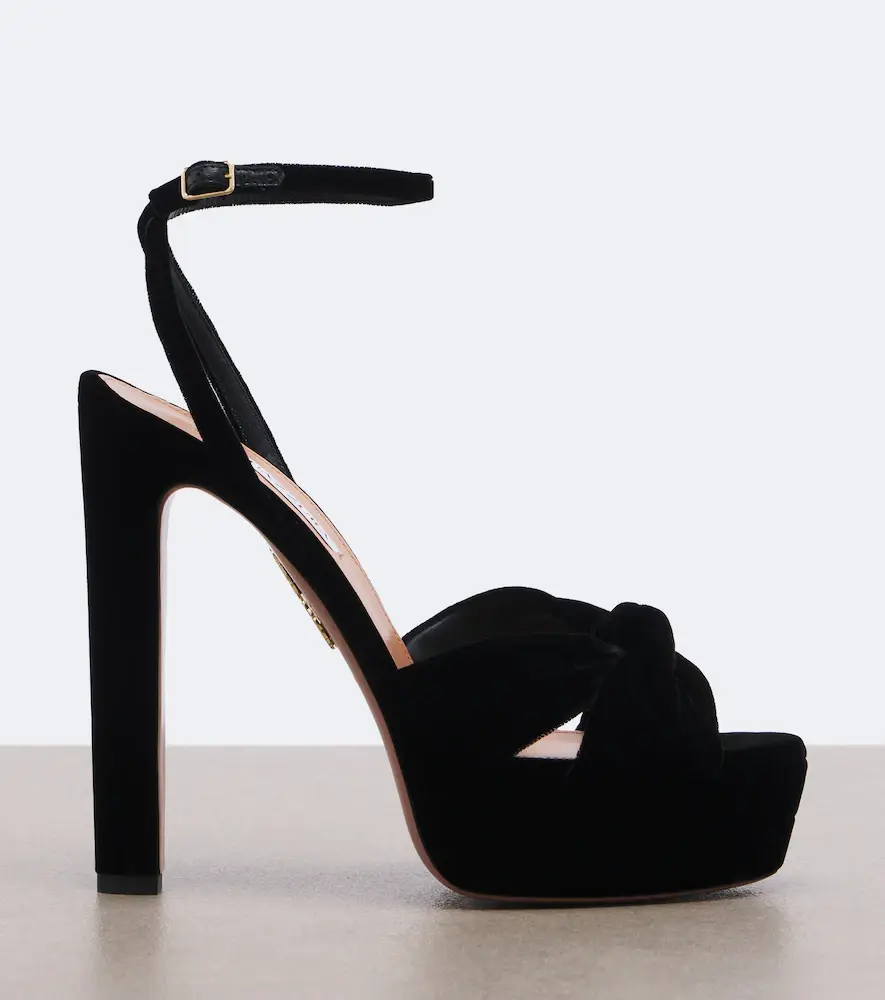 Aquazzura Cupid velvet platform pumps | Thumbnail 2 Aquazzura Cupid velvet platform pumps | Thumbnail 2