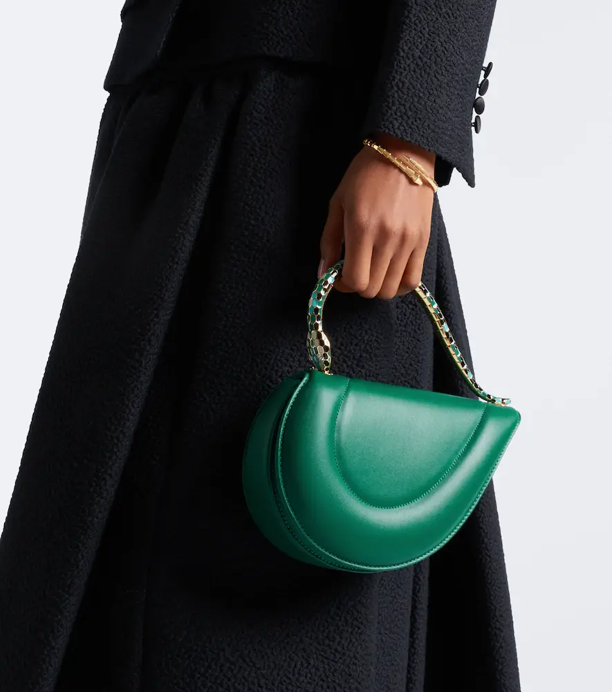 BVLGARI Serpenti Cuore 1968 leather top-handle bag | Thumbnail 3