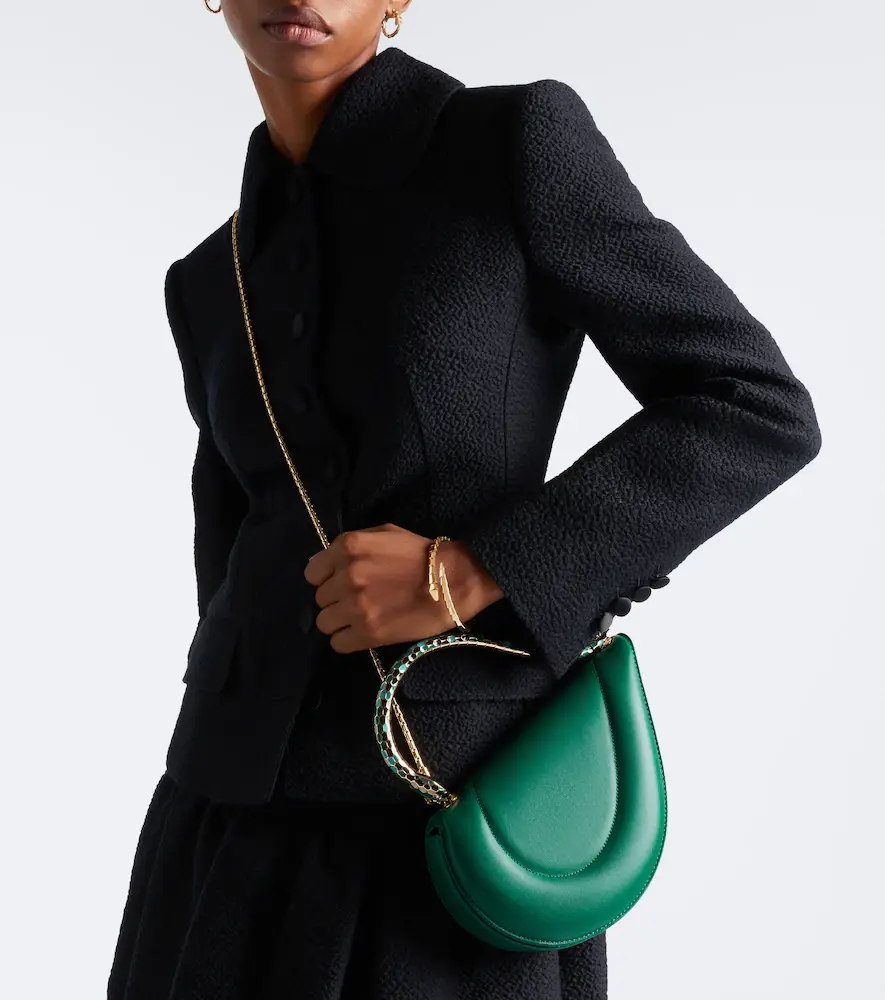 BVLGARI Serpenti Cuore 1968 leather top-handle bag | Thumbnail 4