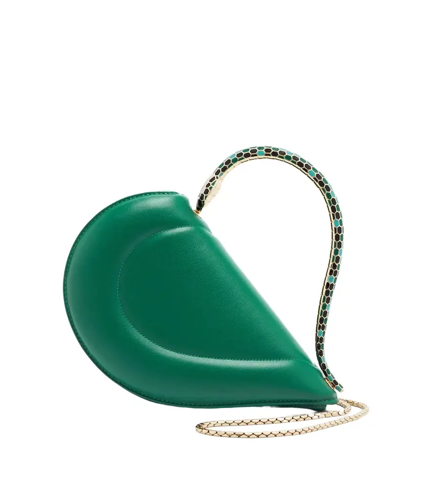 BVLGARI Serpenti Cuore 1968 leather top-handle bag